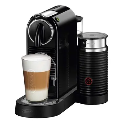 Espressor Nespresso DeLonghi Citiz&Milk EN267.BAE, 1720 W, 1 L, 19 bar, Negru + Aparat pentru sp