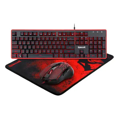 Kit tastatura si mouse gaming Redragon S107 Essentials 3 in 1