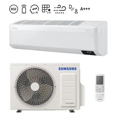 Aparat de aer conditionat Samsung WindFree Elite AR12TXCAAWKNEU, 12000 BTU, Inverter, Wi-Fi, Cla