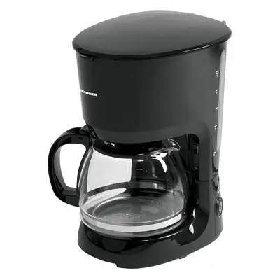 Cafetiera Heinner HCM-750BK, 750 W, 1.25 l, 10 cesti, Negru