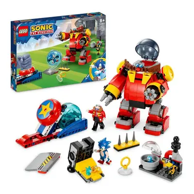 Set LEGO Sonic the Hedgehog - Sonic vs. Robotul Death Egg al Dr. Eggman (76993)