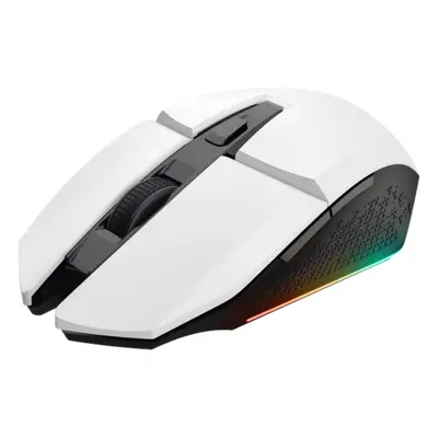 Mouse gaming Trust GXT 110 Felox, Iluminare LED, Wireless, Alb