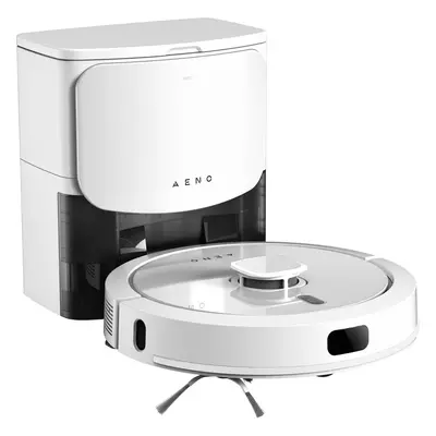 Aspirator robot Aeno ARC0004S, 0.3 L, Autonomie 250 minute, 4000 Pa, Wifi, Alb