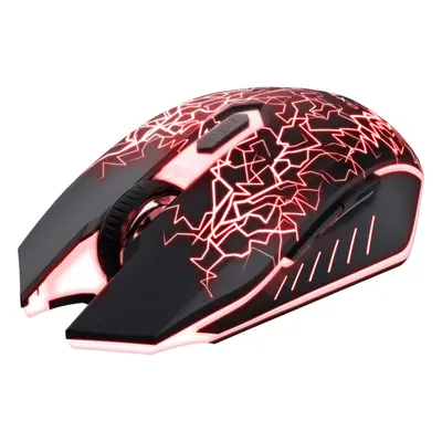 Mouse gaming Trust 24750, Wireless, Iluminare LED, Negru