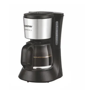 Cafetiera Zelmer ZCM1200, 680 W, 1.2 l, Negru/Gri