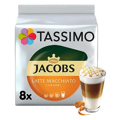 Capsule cafea, Jacobs Tassimo Latte Macchiato, Set de 5 x 8 bauturi de 295 ml