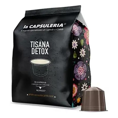 Ceai de Plante Detoxifiant, 100 capsule compatibile Nespresso, La Capsuleria