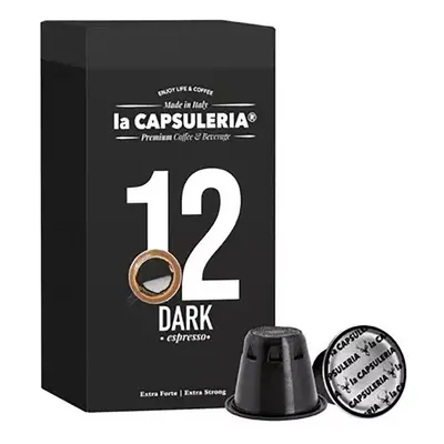 Cafea Dark Espresso, 100 capsule compatibile Nespresso, La Capsuleria