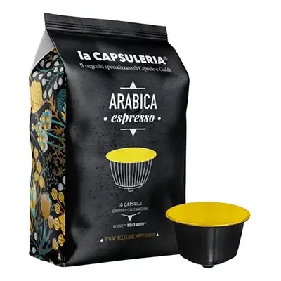 Cafea Arabica Espresso, 100 capsule compatibile Dolce Gusto, La Capsuleria