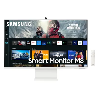 Monitor Smart Samsung 32 inch, 60 Hz, TV Experience, Wifi, 4Ms, Alb