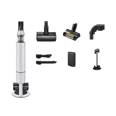 Aspirator vertical Samsung Bespoke Jet Plus Pet, 580 W, Perie duala Jet pentru covoare, Autonomi