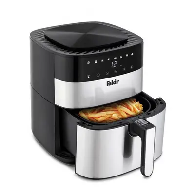 Airfryer/Friteuza cu aer cald Fakir Uno Chefry 5L, 1750W, Ecran digital, 200 °C, 8 programe de g