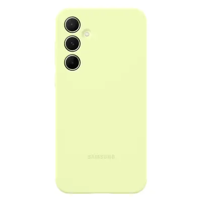 Husa de protectie Samsung Silicon Case pentru Galaxy A55 5G, Lime