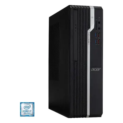 Sistem Desktop PC Acer VX2665G, Intel® Core™ i7-8700, 8GB DDR4, HDD 1TB, Intel® UHD Graphics, Wi