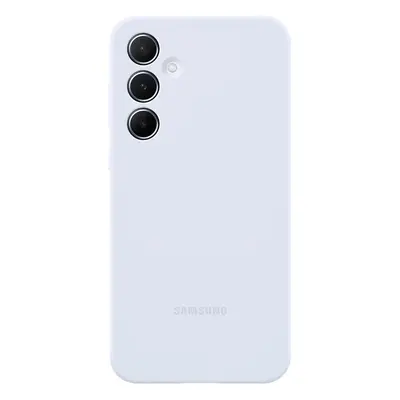 Husa de protectie Samsung Silicon Case pentru Galaxy A55 5G, Light Blue