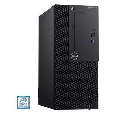 Sistem Desktop PC Dell OptiPlex 3070 MT, Intel® Core™ i3-9100, 8GB DDR4, SSD 256GB, Intel® UHD G