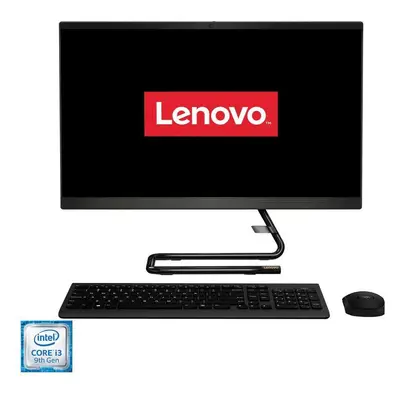 Sistem Desktop PC All-In-One Lenovo IdeaCentre A340-24ICK, 23.8", Intel® Core™ i3-9100T, 8GB DDR