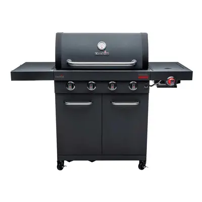 Gratar pe gaz Char-Broil Professional Power Edition 4, grile si plita din fonta, sear burner, TR