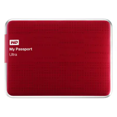 HDD extern WD My Passport Ultra, 2TB, USB 3.0, 2,5, Red