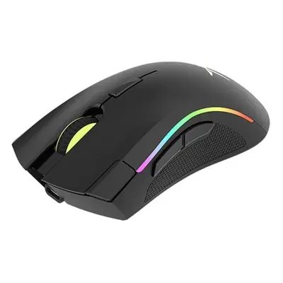 Mouse wireless gaming Delux M625 PLUS negru iluminare RGB