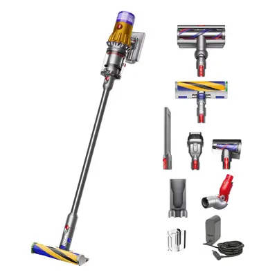 Aspirator vertical fara fir Dyson V12 Slim Detect Absolute cu iluminare 2023, Autonomie 60 minut