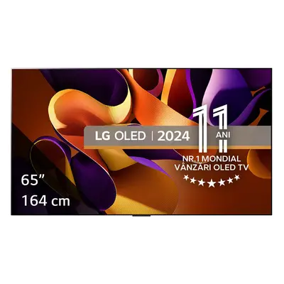 Televizor OLED Evo Smart LG 65G42LW, Ultra HD 4K, HDR, 164cm, Clasa F