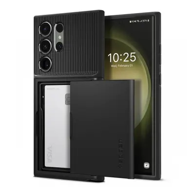 Spigen Husa Slim Armor Cs Samsung Galaxy S23 Ultra Negru