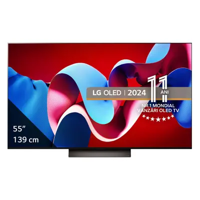 Televizor Smart OLED LG 55C41LA, 139 cm, Ultra HD 4K, Clasa G