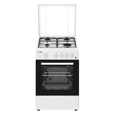 Aragaz pe Gaz Vision Chef VAG5060AGLA, 4 arzatoare, Aprindere electrica, Grill, Lumina cuptor, D