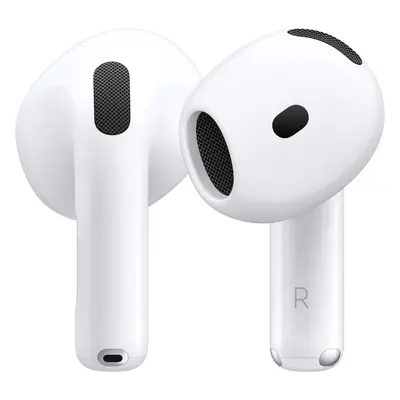 Casti True Wireless Apple AirPods Gen. 4, Incarcare Wireless, Active Noise Cancellation, Bluetoo