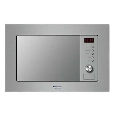 Cuptor cu microunde incorporabil Hotpoint MWHA 122.1 X, 20 l, 800 W, grill, rotisor, inox