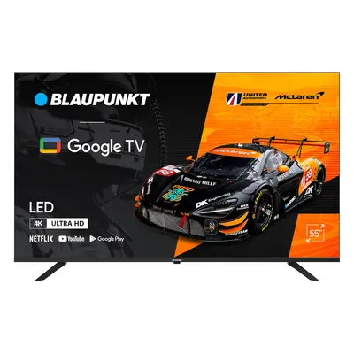 Televizor Smart Blaupunkt 55UGC5500S, 139 cm, 4K, Google TV, Bluetooth, Wi-Fi, Clasa G