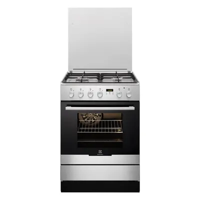 Aragaz mixt Electrolux EKK64502OX, 4 arzatoare gaz, Cuptor electric, Grill, 60 cm