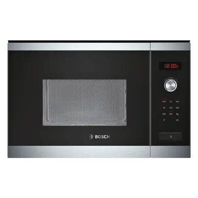 Cuptor cu microunde incorporabil Bosch HMT84M654, 25 l, 900 W, Inox