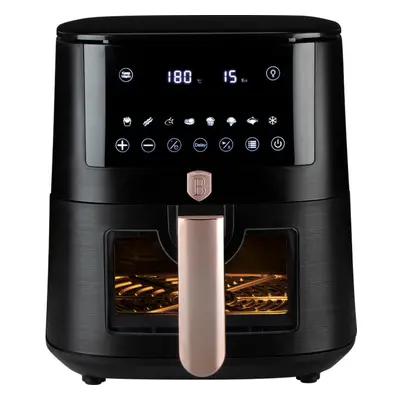 Friteuza aer cald, capacitate mare 8 l Airfryer Black Rose Berlinger Haus BH 9604