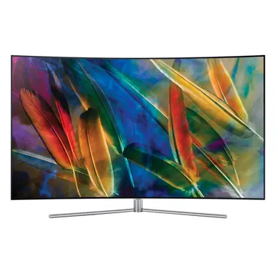 Televizor curbat, Smart QLED, Samsung QE65Q7C, 163 cm, Ultra HD 4K