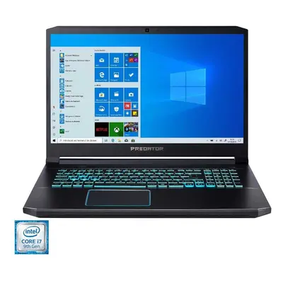 Laptop Gaming Acer Predator Helios 300 PH317-53-74FZ, Intel® Core™ i7-9750H, 16GB DDR4, HDD 1TB 