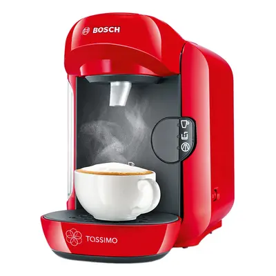 Espressor automat Bosch Tassimo Vivy TAS1203, 1300 W, 0.7 L, 3.3 bar, Rosu