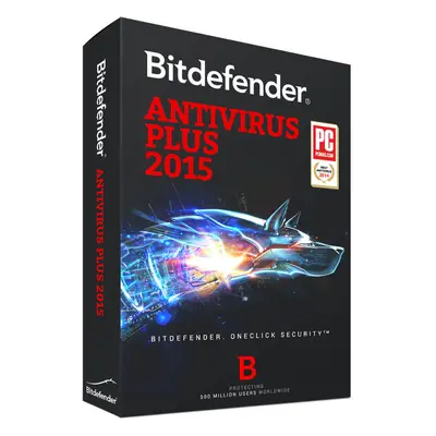 Antivirus Bitdefender Plus 2015, 1 an, 1 utilizator, Retail