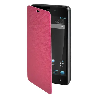 Husa Flip Cover Allview pentru X1 Soul Mini, Roz