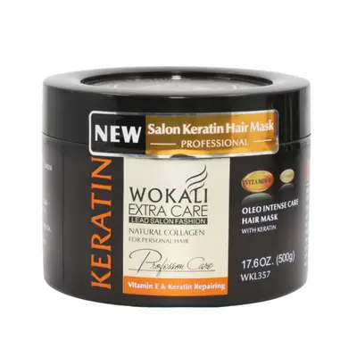 Masca de par Wokali Extra Care Salon Cu Keratina, Colagen si Vitamina E