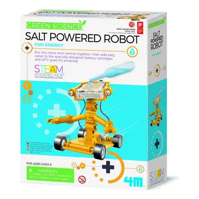 Kit constructie Robot alimentat cu sare, Stiinta Verde - Green Science