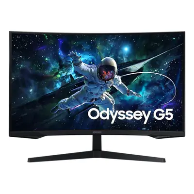 Monitor gaming curbat Samsung LS32CG552EUXEN, 32", QHD, 165 Hz, Clasa G, Negru