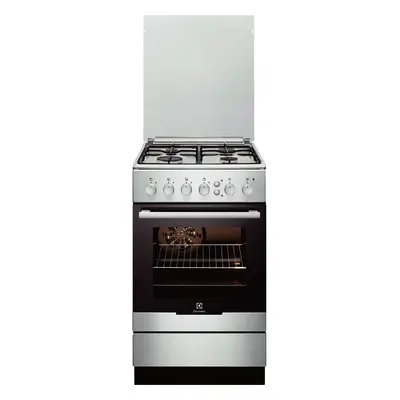 Aragaz pe Gaz Electrolux EKG51351OX, Grill, 4 arzatoare