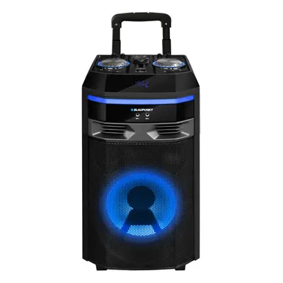 Boxa portabila profesionala Blaupunkt PS6, Bluetooth, FM, SD, USB, Karaoke, Lumini LED, Negru