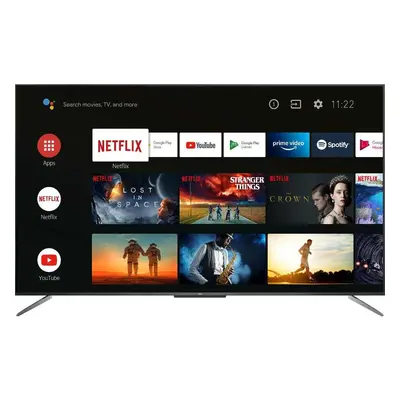 Televizor Smart QLED, TCL 50C715, 127 cm, Ultra HD 4K, Android