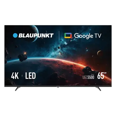 Televizor Smart Blaupunkt 65UGC5500S, 165 cm, 4K, Google TV, Bluetooth, Wi-Fi, Clasa G