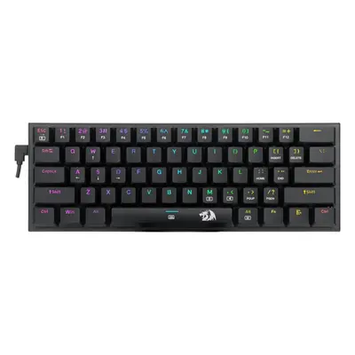 Tastatura gaming mecanica Redragon Anivia Pro, Red Switch, Iluminare RGB, Negru