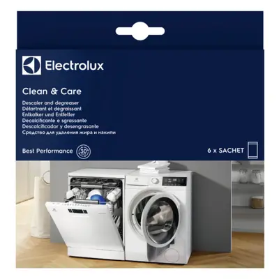 Solutie anticalcar si degresant pentru masini de spalat rufe/vase Electrolux E6WMDW06