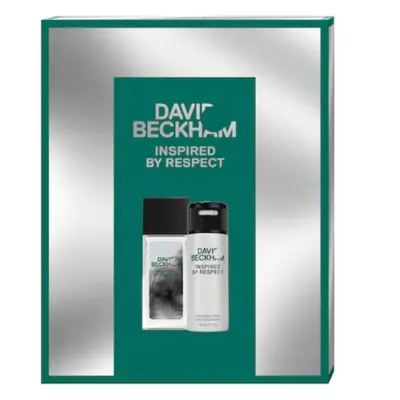 Set Cadou pentru Barbati David Beckham Inspired by Respect, Deodorant Natural Spray 75 ml si Deo